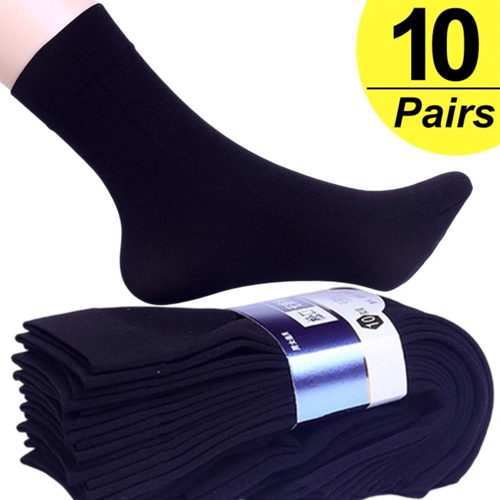 Silk Sock Bamboo - 10 Paar neue atmungsaktive Herren-Socken aus