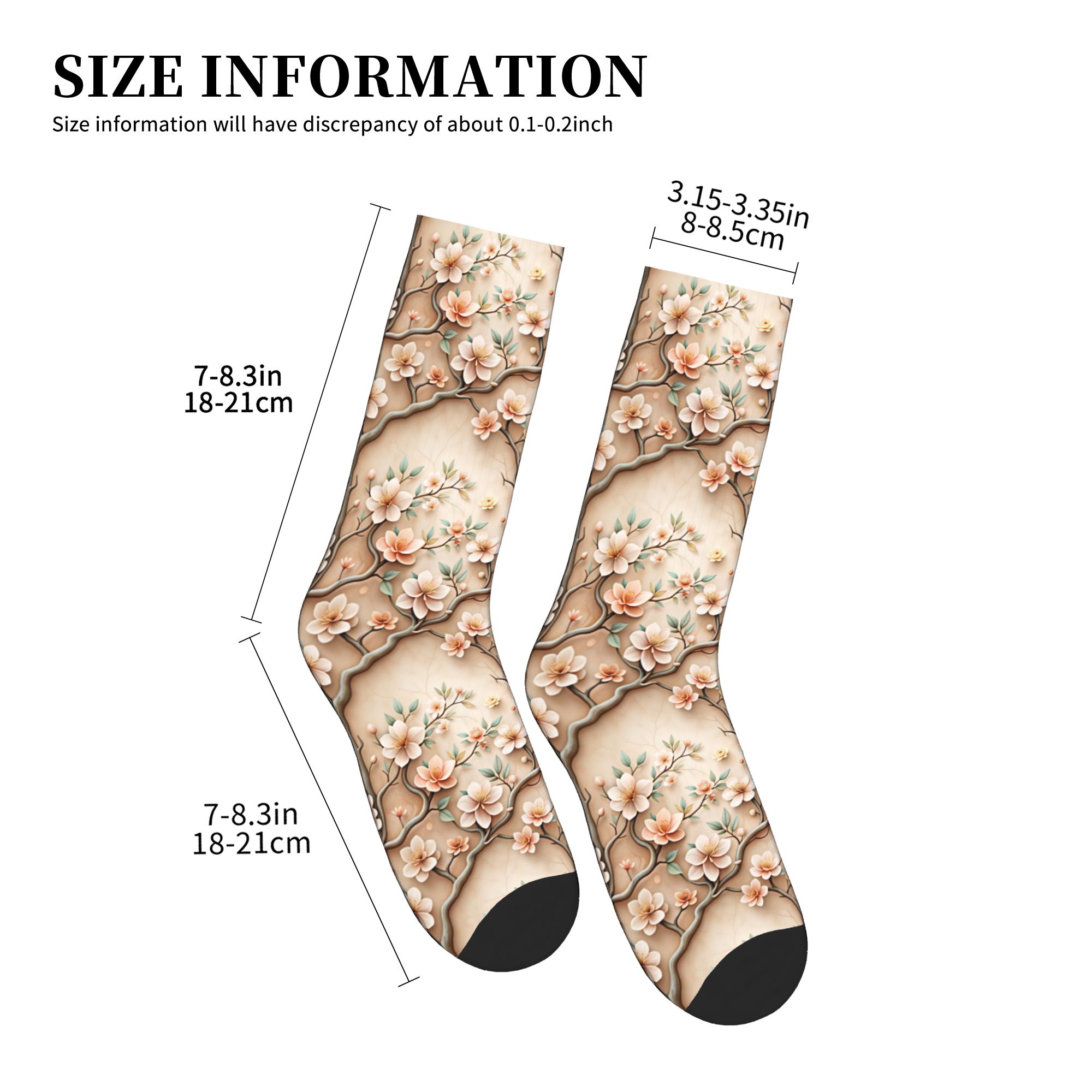 3D-Socken mit geprägtem Pfirsi – Dress Sock Men Bewertung und Preis